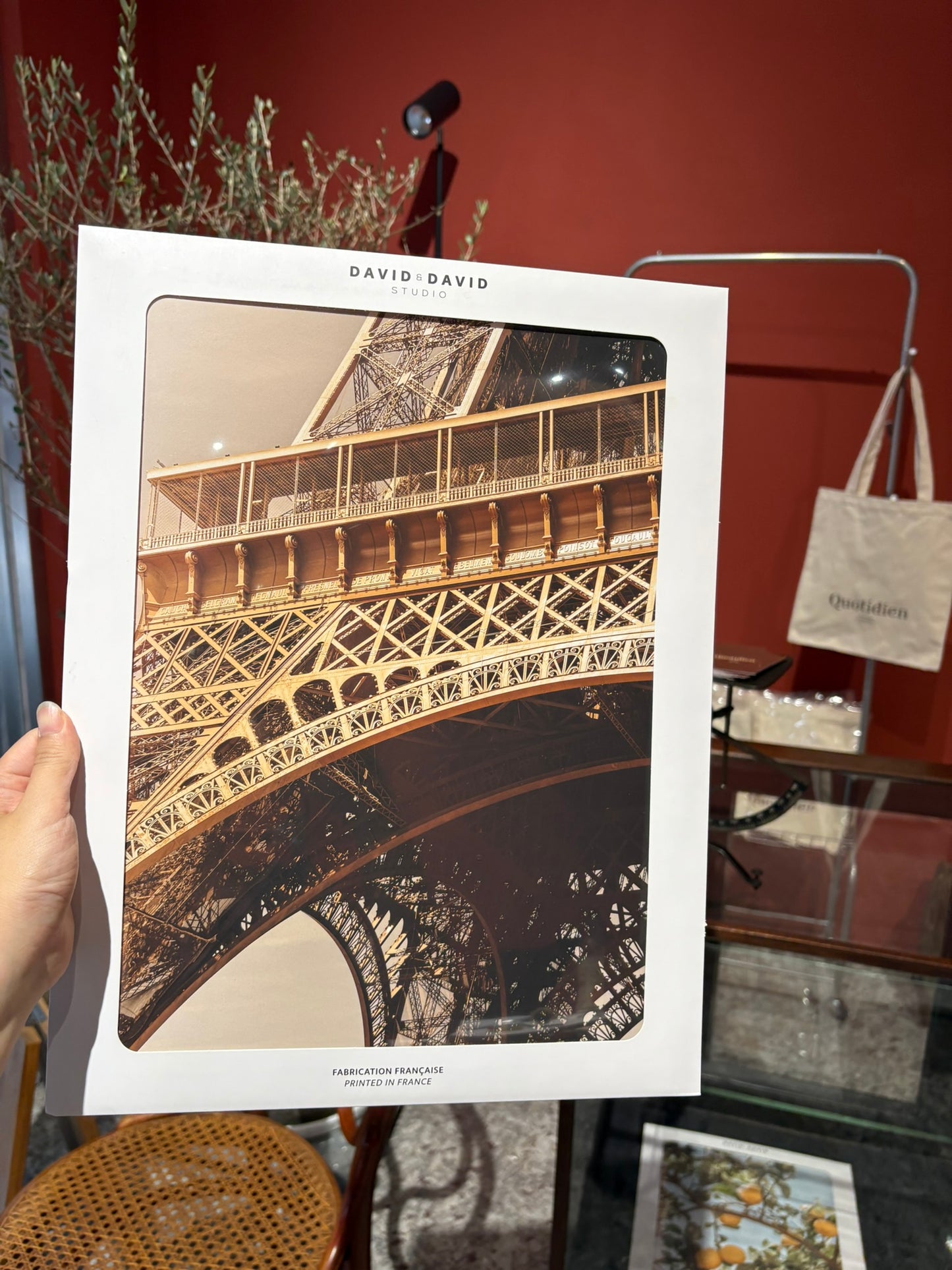 QN25006, 法國, 印刷海報 (巴黎鐵塔)