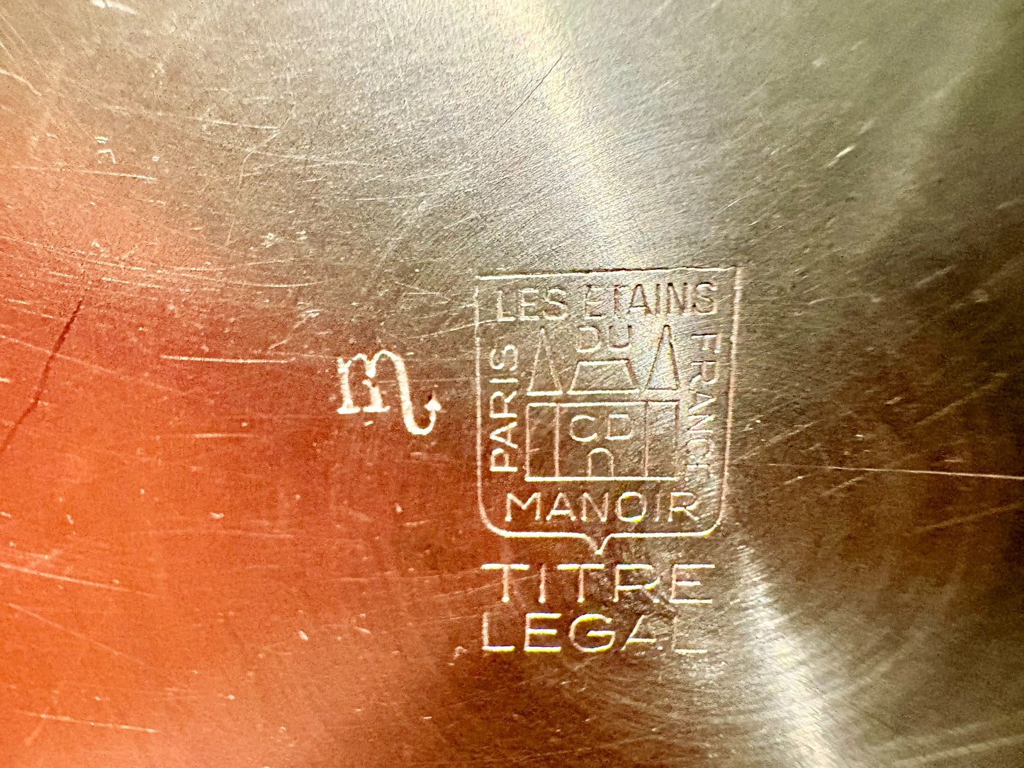 QV26021, 法國, Les Étains du Manoir 高純度95%錫 錫製 儲物罐