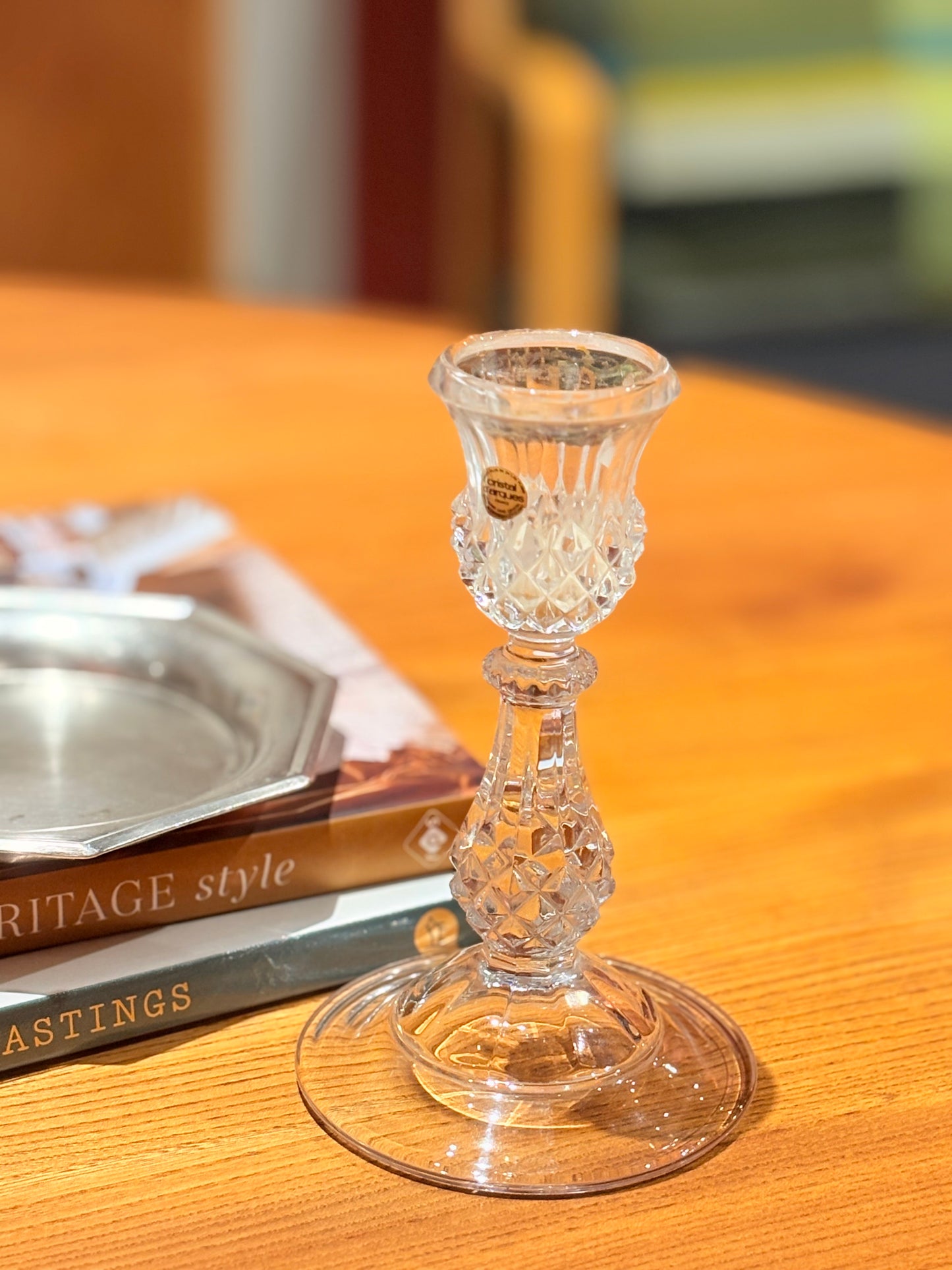 QV26031, 法國, Cristal d’Arques 水晶燭台 (單件販售)