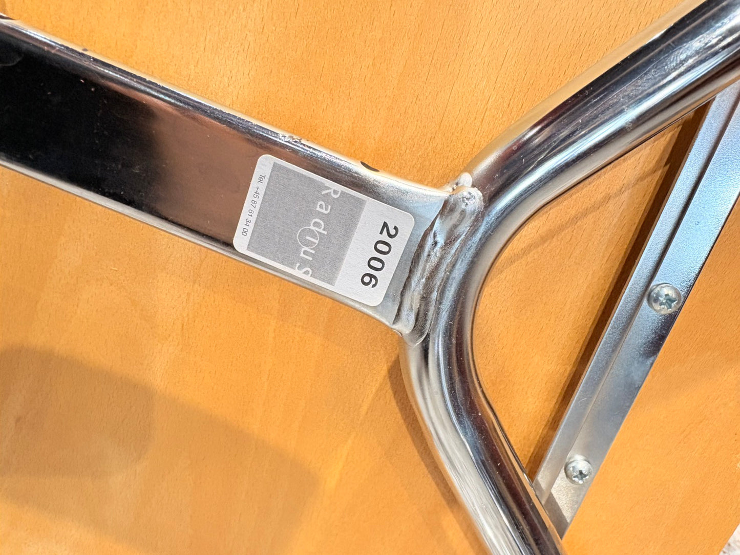 QV26043, 丹麥, Randers+Radius, model Must 單椅 ,cherry wood veneer