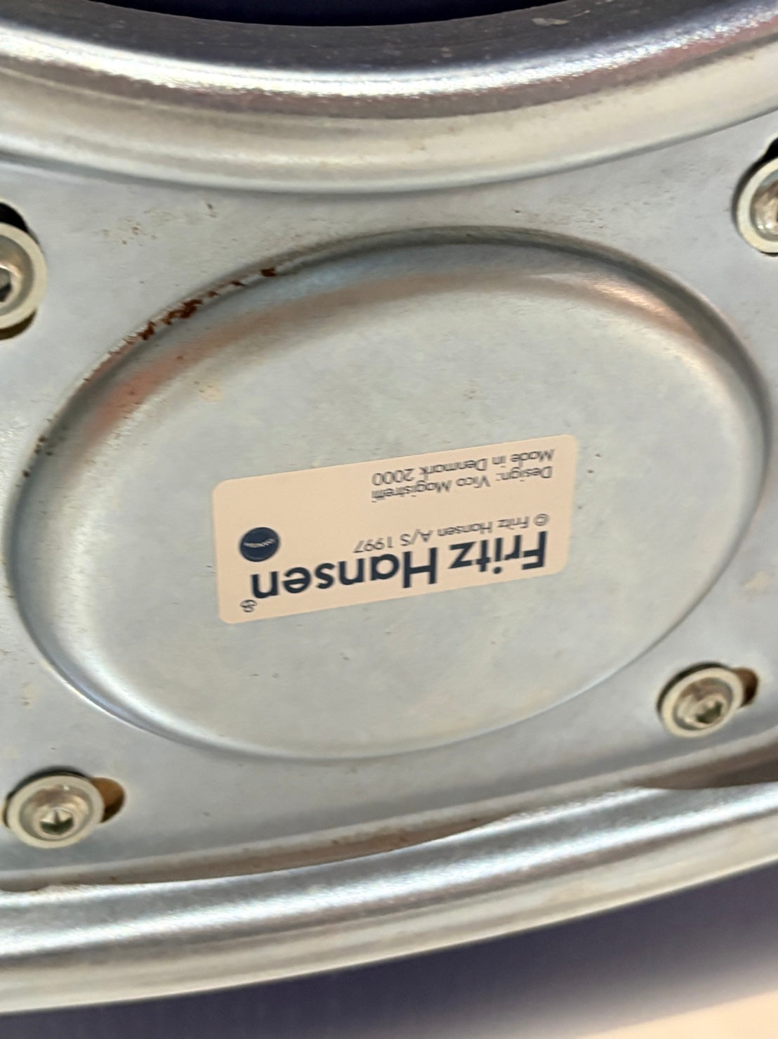 QV26055, 丹麥, Vico Duo, blue/matte silver, Fritz Hansen