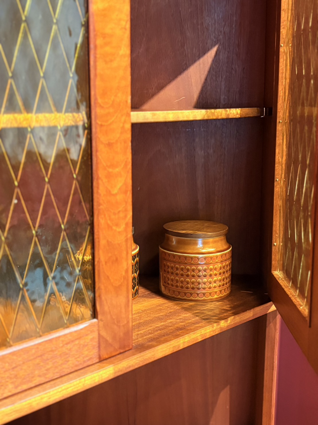 QV26071, 英國, HORNSEA POTTERY 儲物罐 Storage Jar + Lid _Saffron