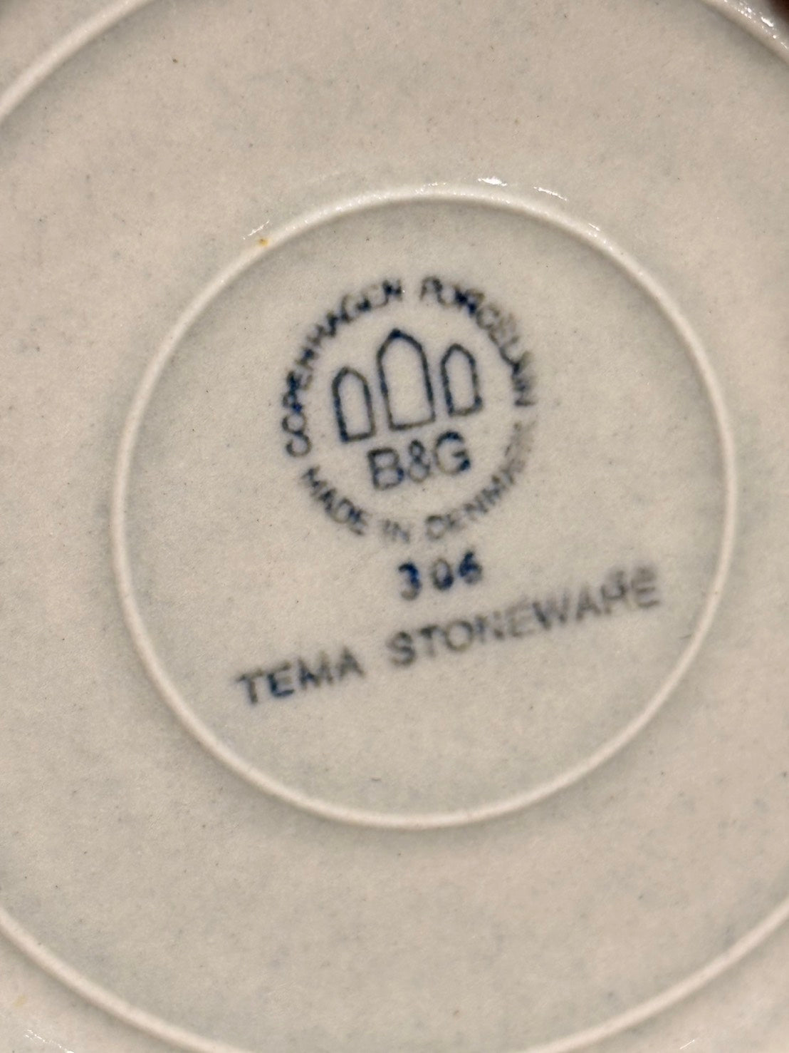 QV26074, 丹麥, Bing & Grøndahl (B&G) , Jens H. Quistgaard, "Tema" Stoneware Plate (單件販售