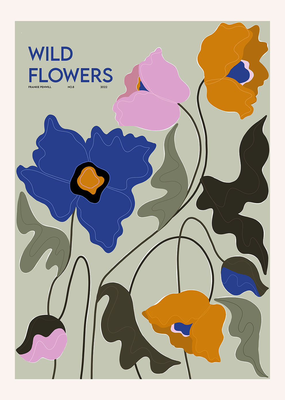 The Poster Club  丹麥 |  Frankie Penwill, Wild Flowers