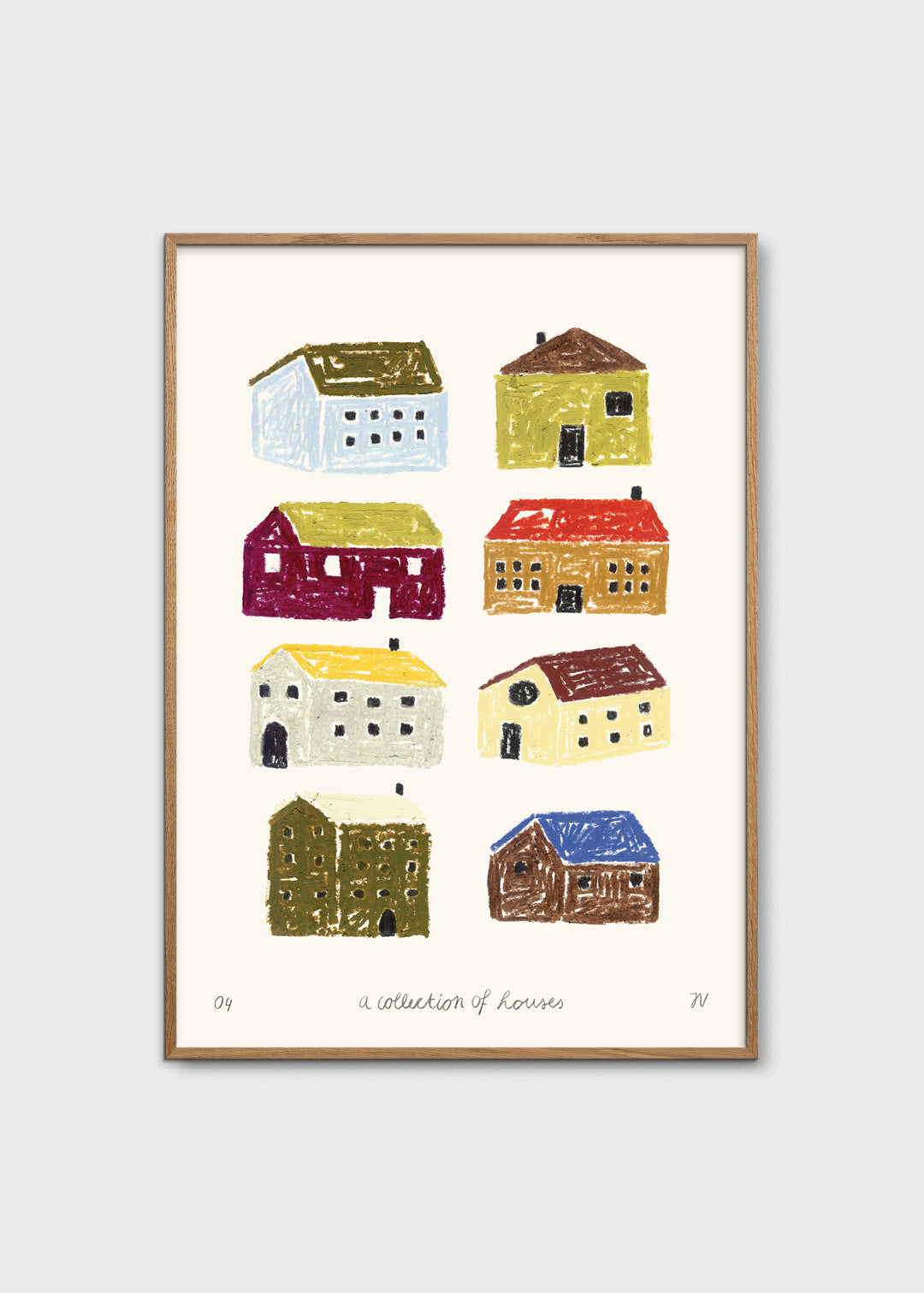The Poster Club  丹麥 |  Isabelle Vandeplassche, A Collection of Houses