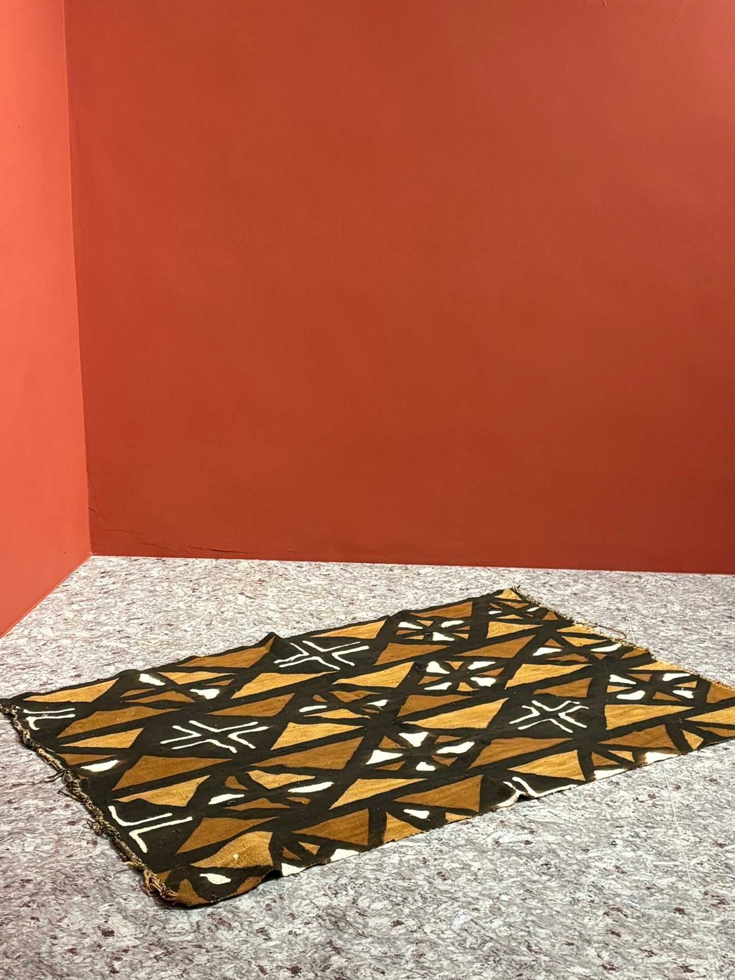 QN25002, 西非 ,Bogolanfini 泥染布 (新品)