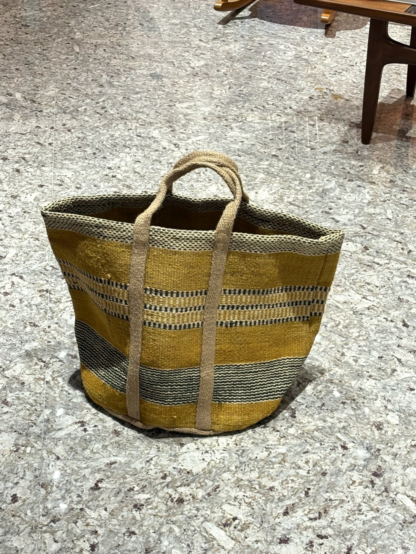 QN25004, 印度, 黃麻編織包 (新品)