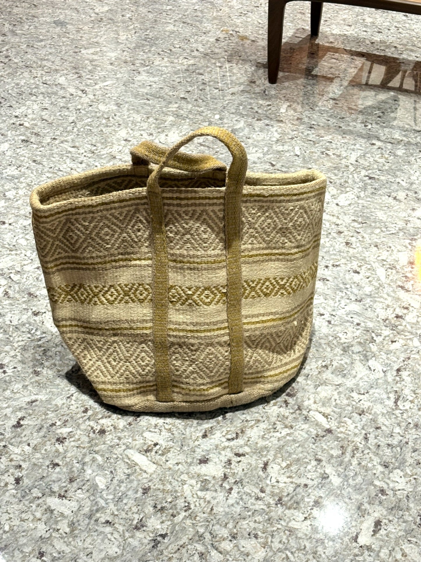 QN25005, 印度, 黃麻編織包 (新品)