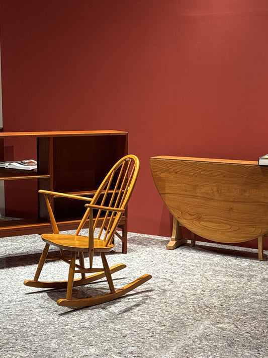 QV25002, 英國 ,ERCOL ,Quaker rocking armchair 扶手搖椅
