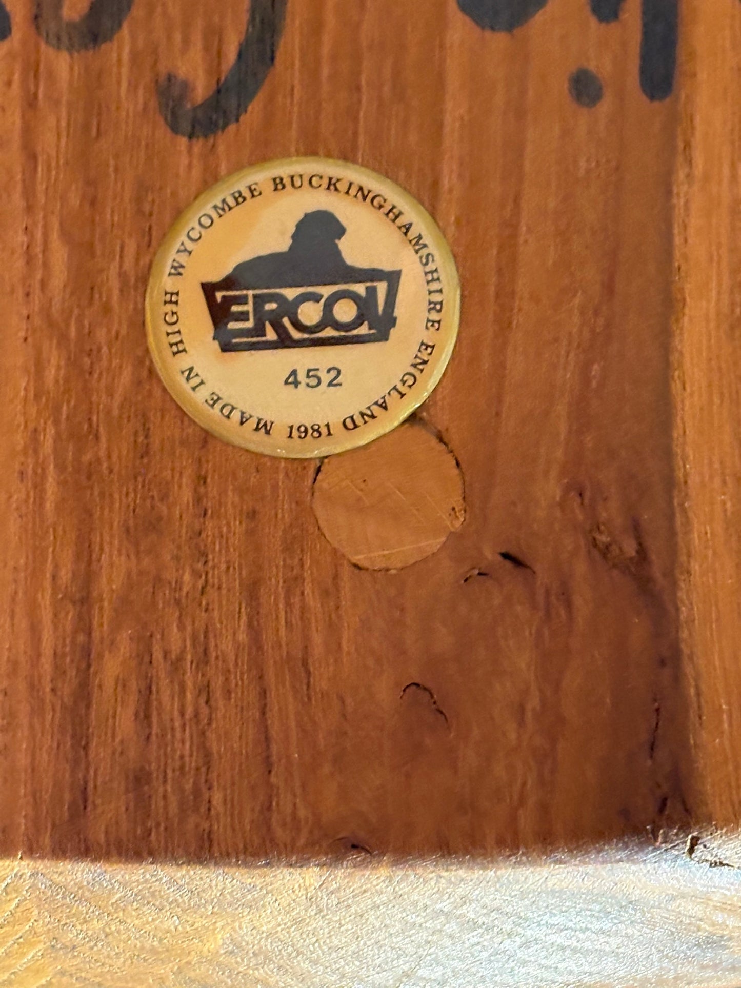 QV25003, 英國 ,ERCOL ,Cowhorn rocking chair 搖椅