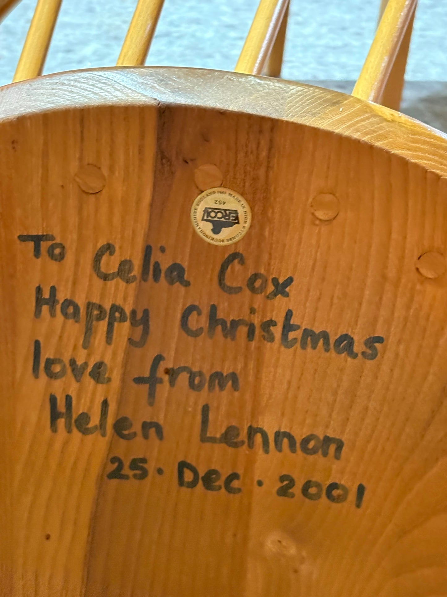 QV25003, 英國 ,ERCOL ,Cowhorn rocking chair 搖椅