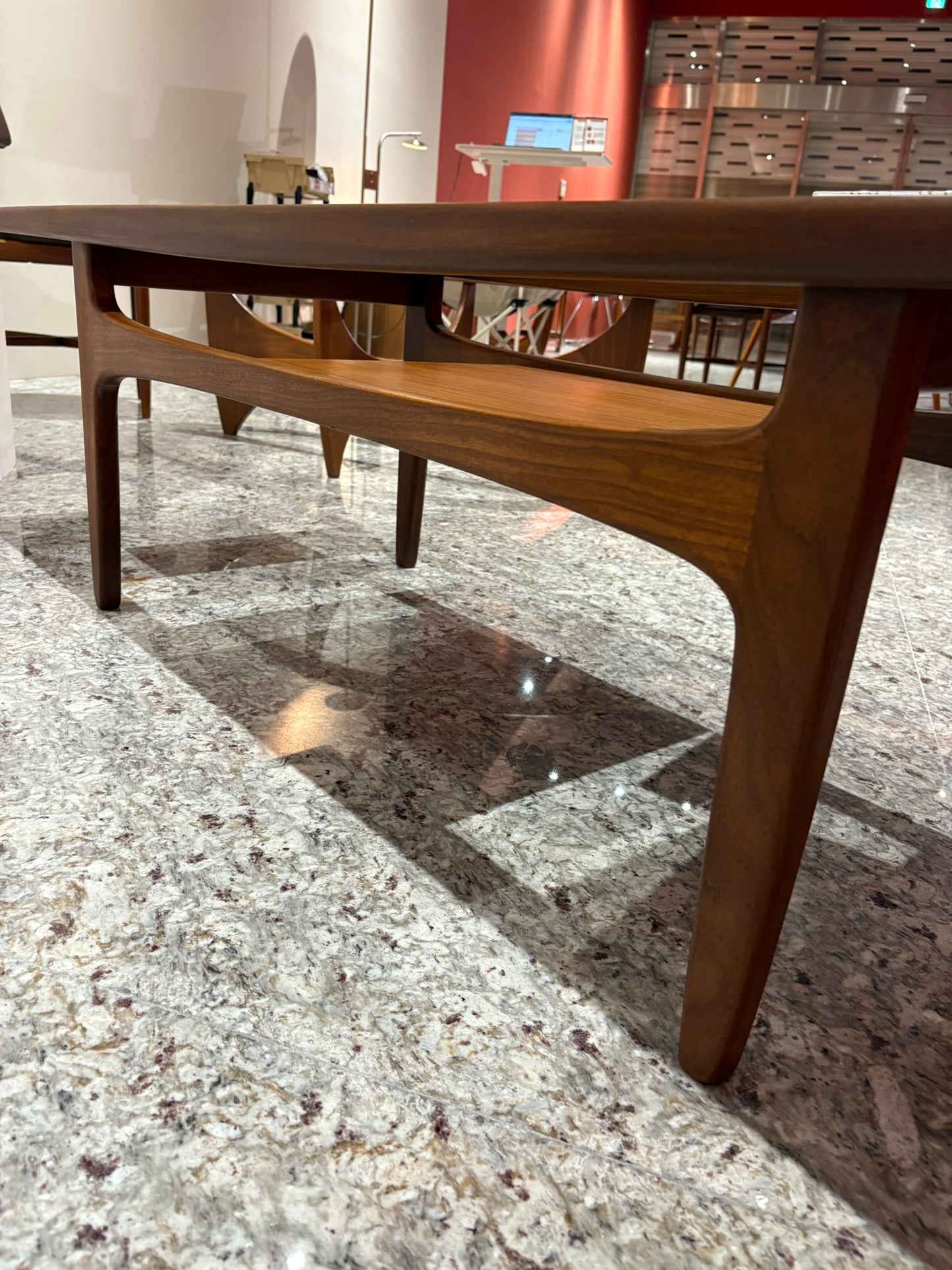 QV25010, 英國 ,G-plan ,Long John glass top coffee table
