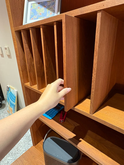 QV25018, 丹麥, 柚木高邊櫃 唱片櫃 電器櫃 書櫃