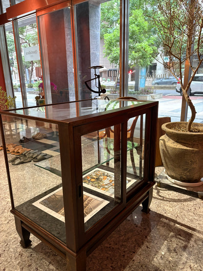 QV25034, 英國, 桃花心木玻璃展示櫃 / 櫃台