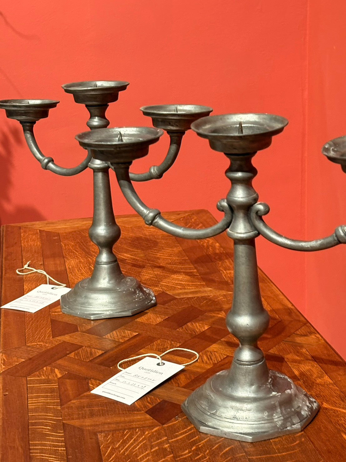 QV26002, 法國, 錫製燭台 (單件販售)