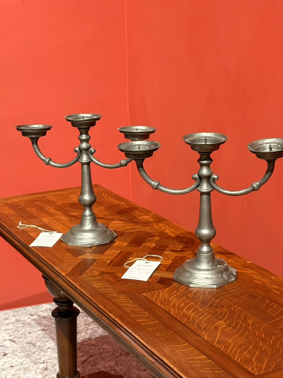 QV26002, 法國, 錫製燭台 (單件販售)