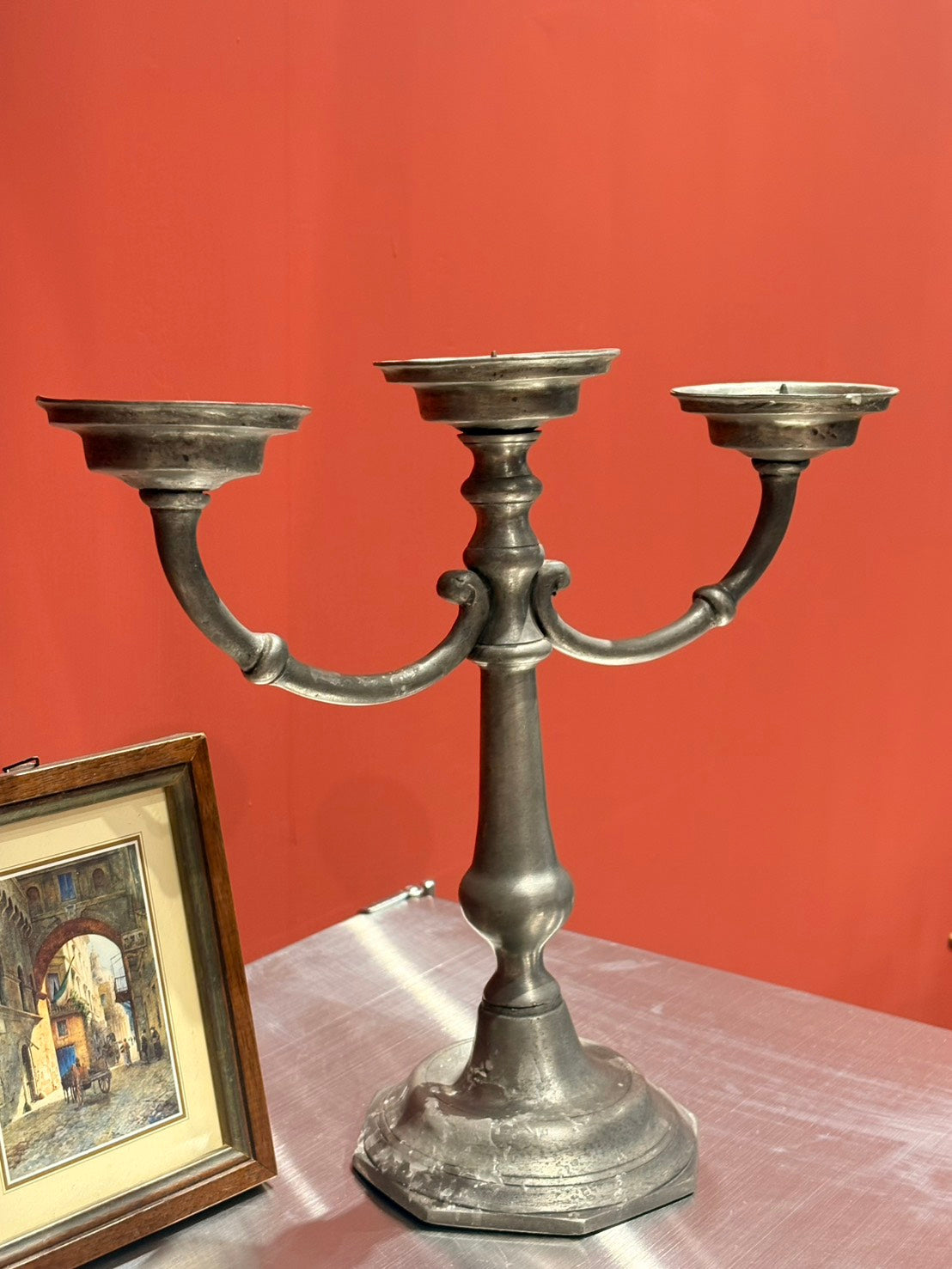 QV26002, 法國, 錫製燭台 (單件販售)