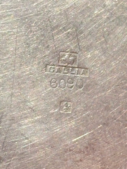 QV26006, 法國, Christofle GALLIA  鍍銀 八角小盤 / 酒瓶盤