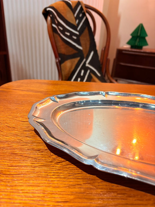 QV26011, 法國, Christofle 橢圓銀盤