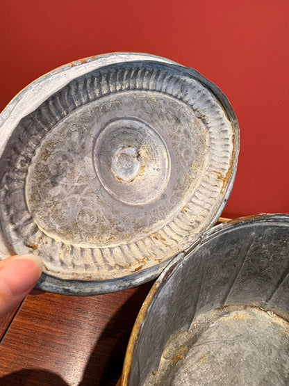 QV26014, 老黃銅茶葉罐 大  (單件販售)