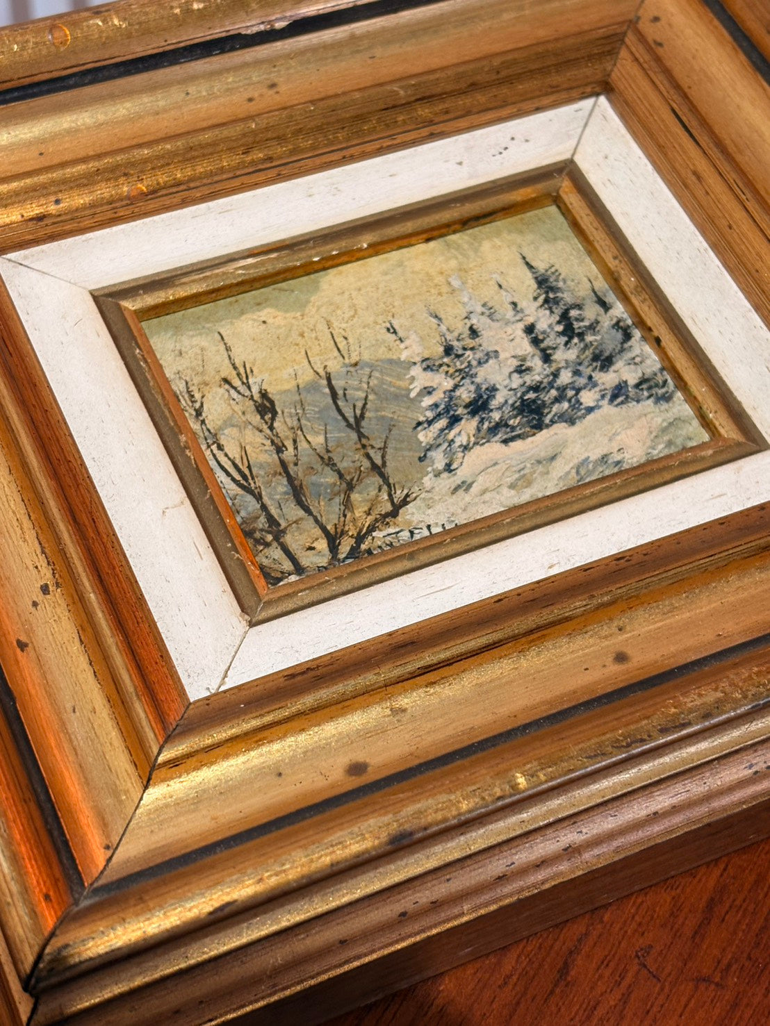 QV26017, 義大利, 油畫 - Renato Cantelli 《雪》(Neve, 1991)