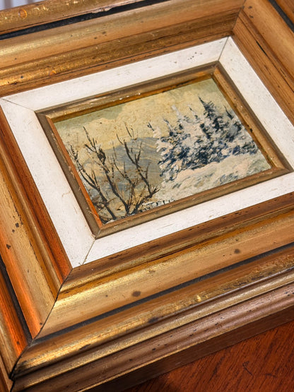 QV26017, 義大利, 油畫 - Renato Cantelli 《雪》(Neve, 1991)