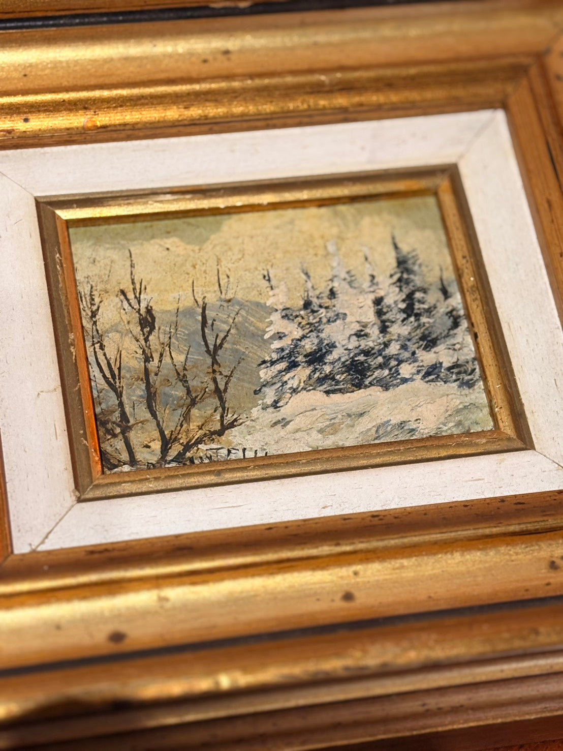 QV26017, 義大利, 油畫 - Renato Cantelli 《雪》(Neve, 1991)