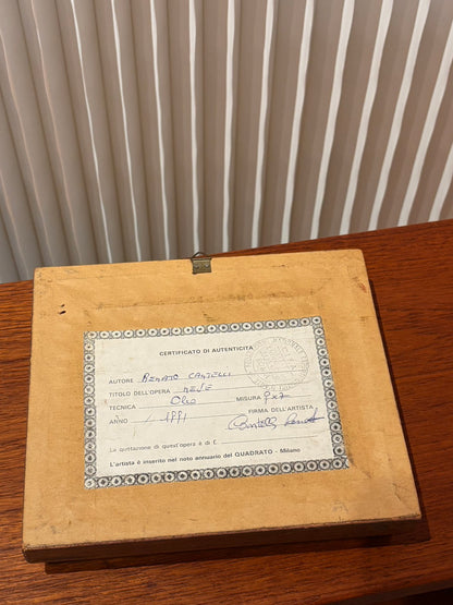 QV26017, 義大利, 油畫 - Renato Cantelli 《雪》(Neve, 1991)