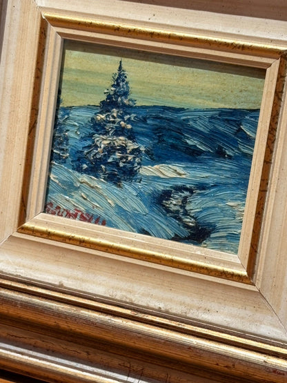 QV26018, 義大利, 油畫 - Renato Cantelli 《雪》(Neve, 1999)