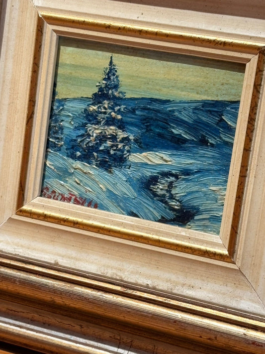 QV26018, 義大利, 油畫 - Renato Cantelli 《雪》(Neve, 1999)