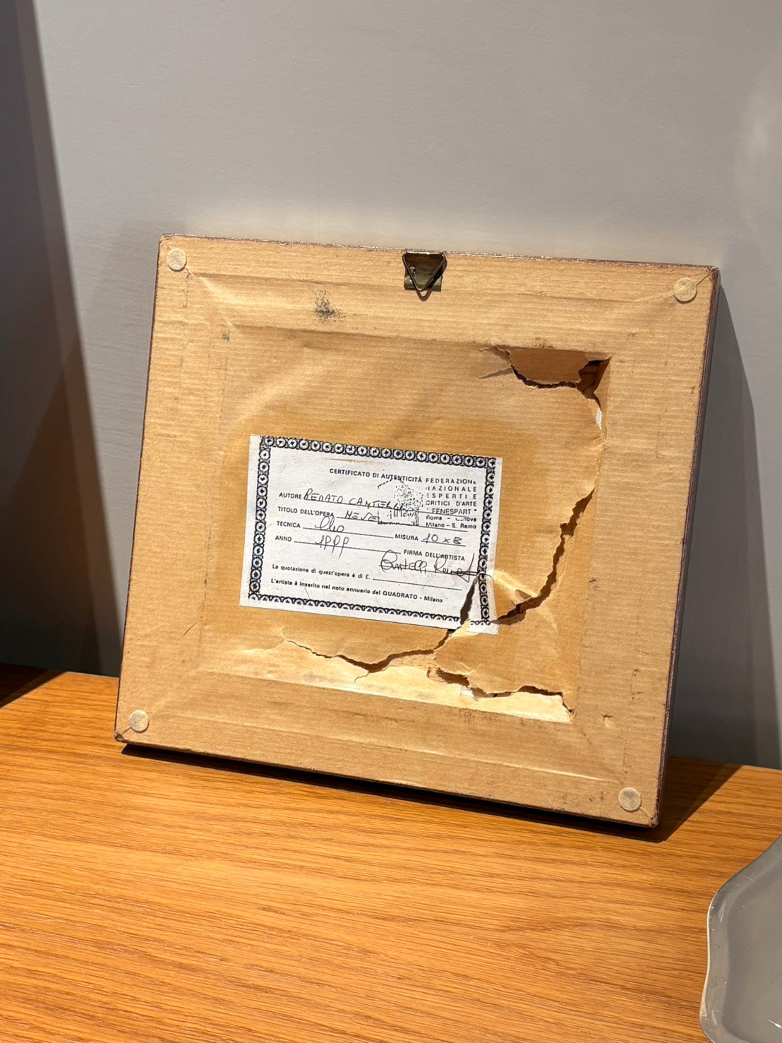 QV26018, 義大利, 油畫 - Renato Cantelli 《雪》(Neve, 1999)