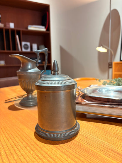 QV26021, 法國, Les Étains du Manoir 高純度95%錫 錫製 儲物罐