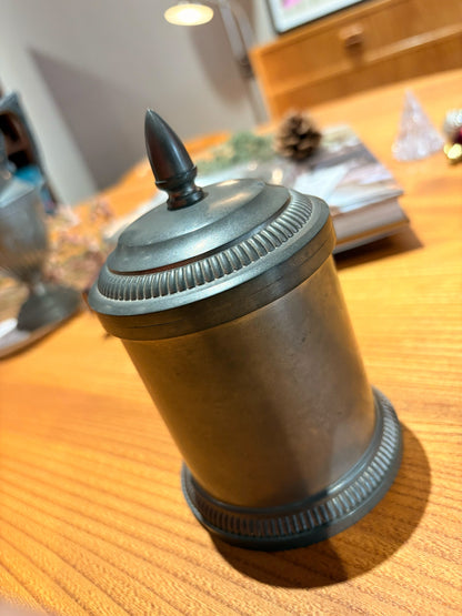 QV26021, 法國, Les Étains du Manoir 高純度95%錫 錫製 儲物罐