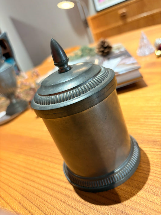 QV26021, 法國, Les Étains du Manoir 高純度95%錫 錫製 儲物罐