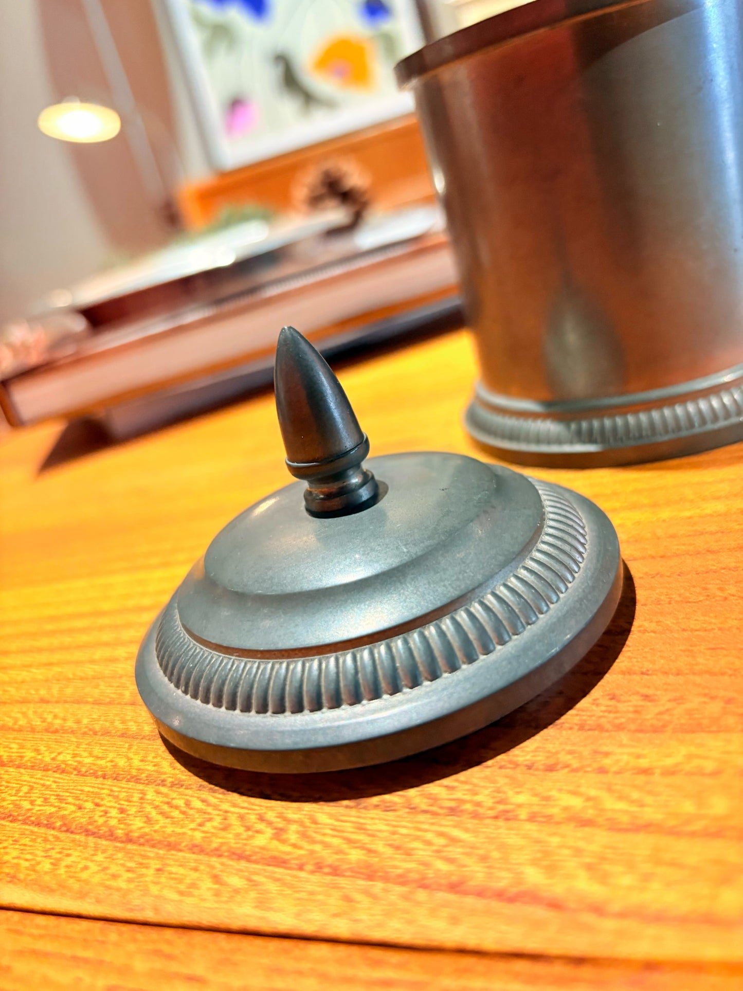 QV26021, 法國, Les Étains du Manoir 高純度95%錫 錫製 儲物罐