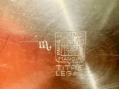 QV26021, 法國, Les Étains du Manoir 高純度95%錫 錫製 儲物罐