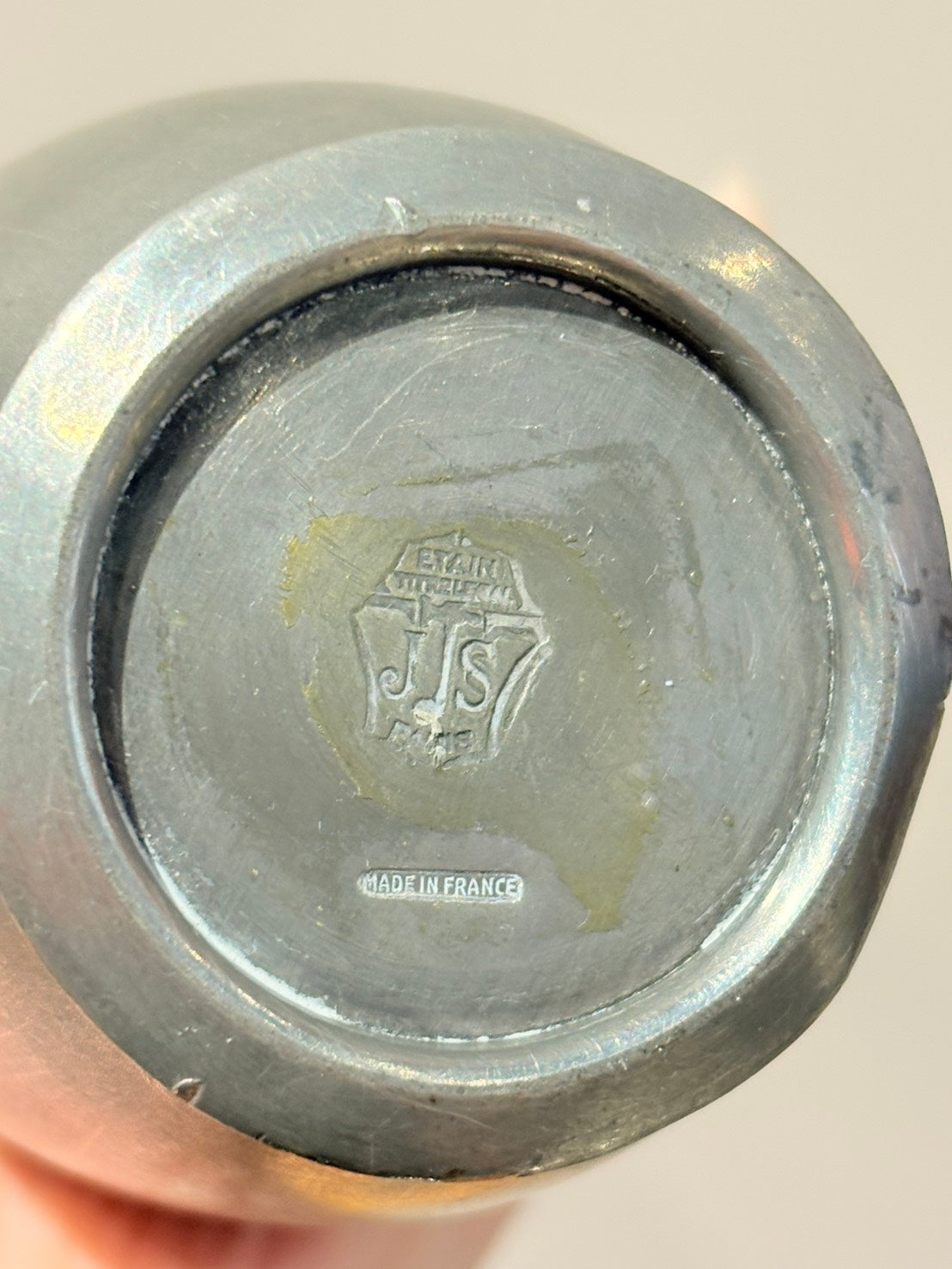 QV26022, 法國, J.S. Paris 手工錫製單朵瓶