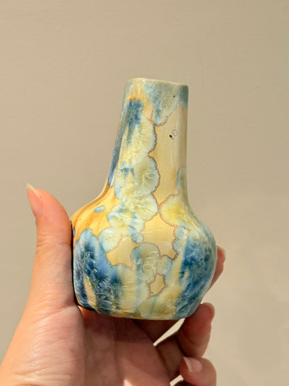 QV26023, 法國, 結晶釉陶瓷小花瓶