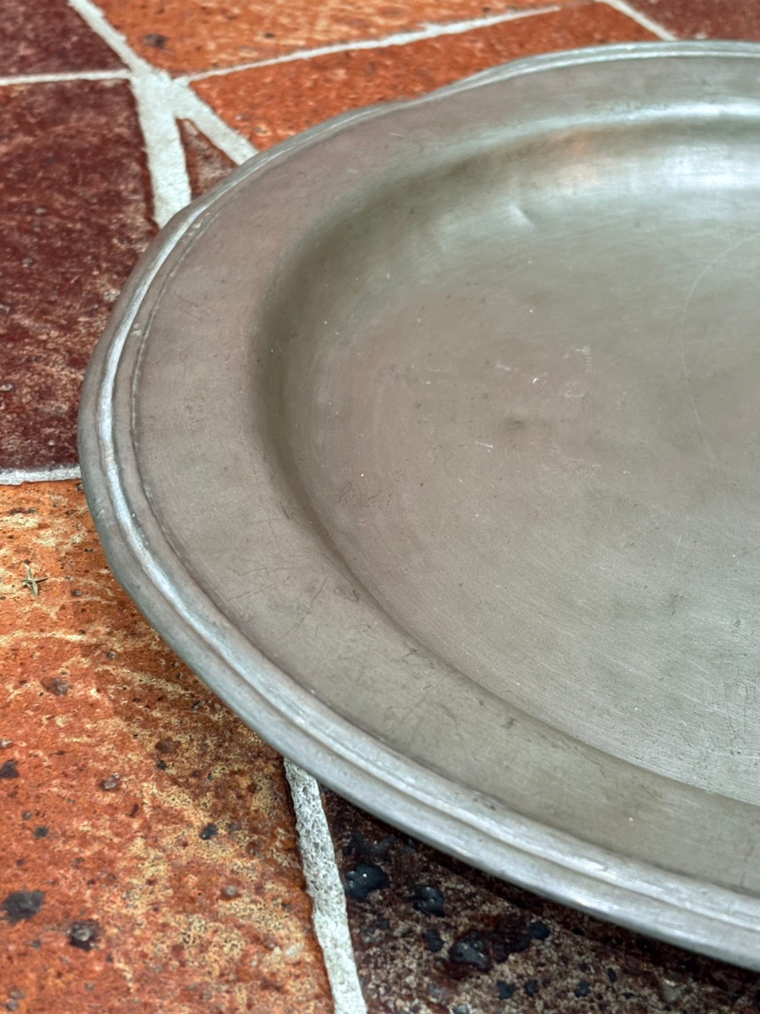 QV26037, 義大利, 手工 老錫盤