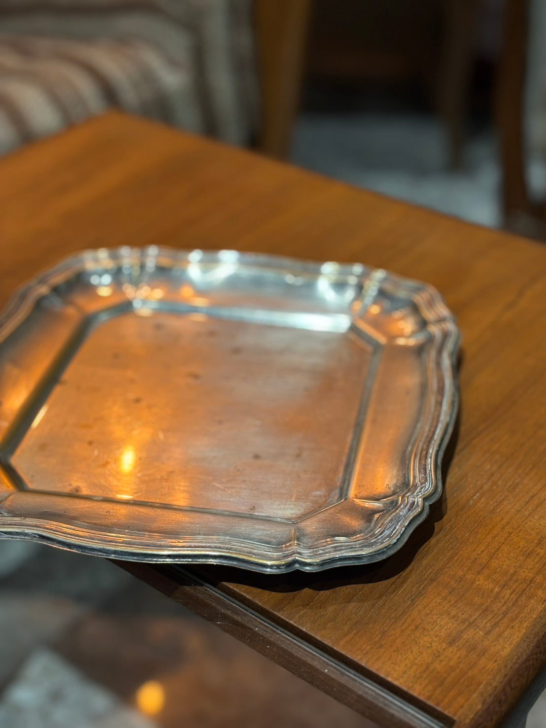 QV26038, 義大利, 八角波浪雙層邊飾淺盤