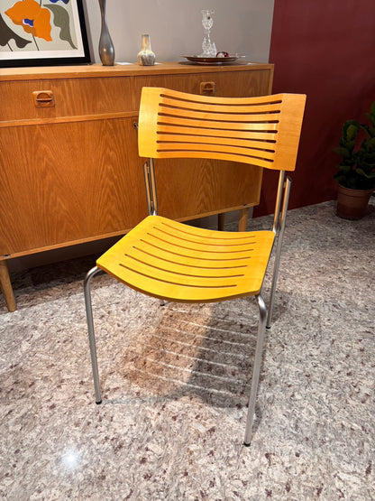 QV26045, 丹麥, Fritz Hansen, Kasper Salto, Runner Chair 無扶手單椅 (無標籤,椅背處有小裂痕)