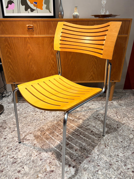 QV26045, 丹麥, Fritz Hansen, Kasper Salto, Runner Chair 無扶手單椅 (無標籤,椅背處有小裂痕)