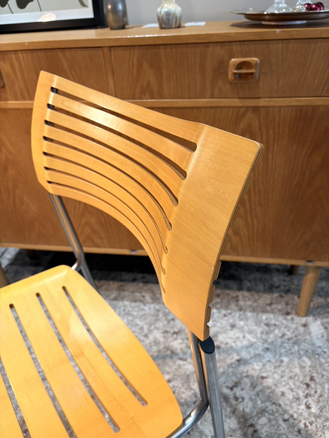 QV26045, 丹麥, Fritz Hansen, Kasper Salto, Runner Chair 無扶手單椅 (無標籤,椅背處有小裂痕)