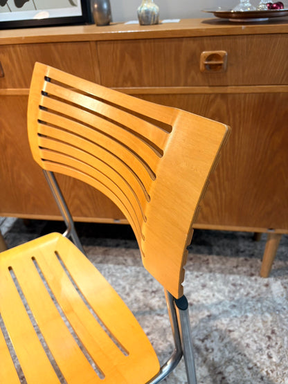 QV26045, 丹麥, Fritz Hansen, Kasper Salto, Runner Chair 無扶手單椅 (無標籤,椅背處有小裂痕)