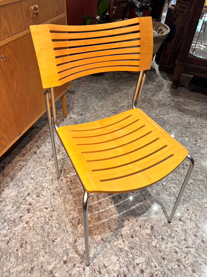 QV26045, 丹麥, Fritz Hansen, Kasper Salto, Runner Chair 無扶手單椅 (無標籤,椅背處有小裂痕)