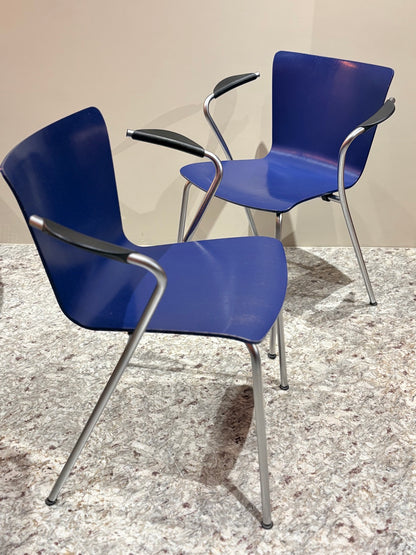 QV26055, 丹麥, Vico Duo, blue/matte silver, Fritz Hansen