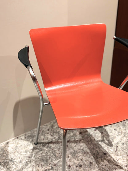 QV26056, 丹麥, Vico Duo, orange/matte silver, Fritz Hansen