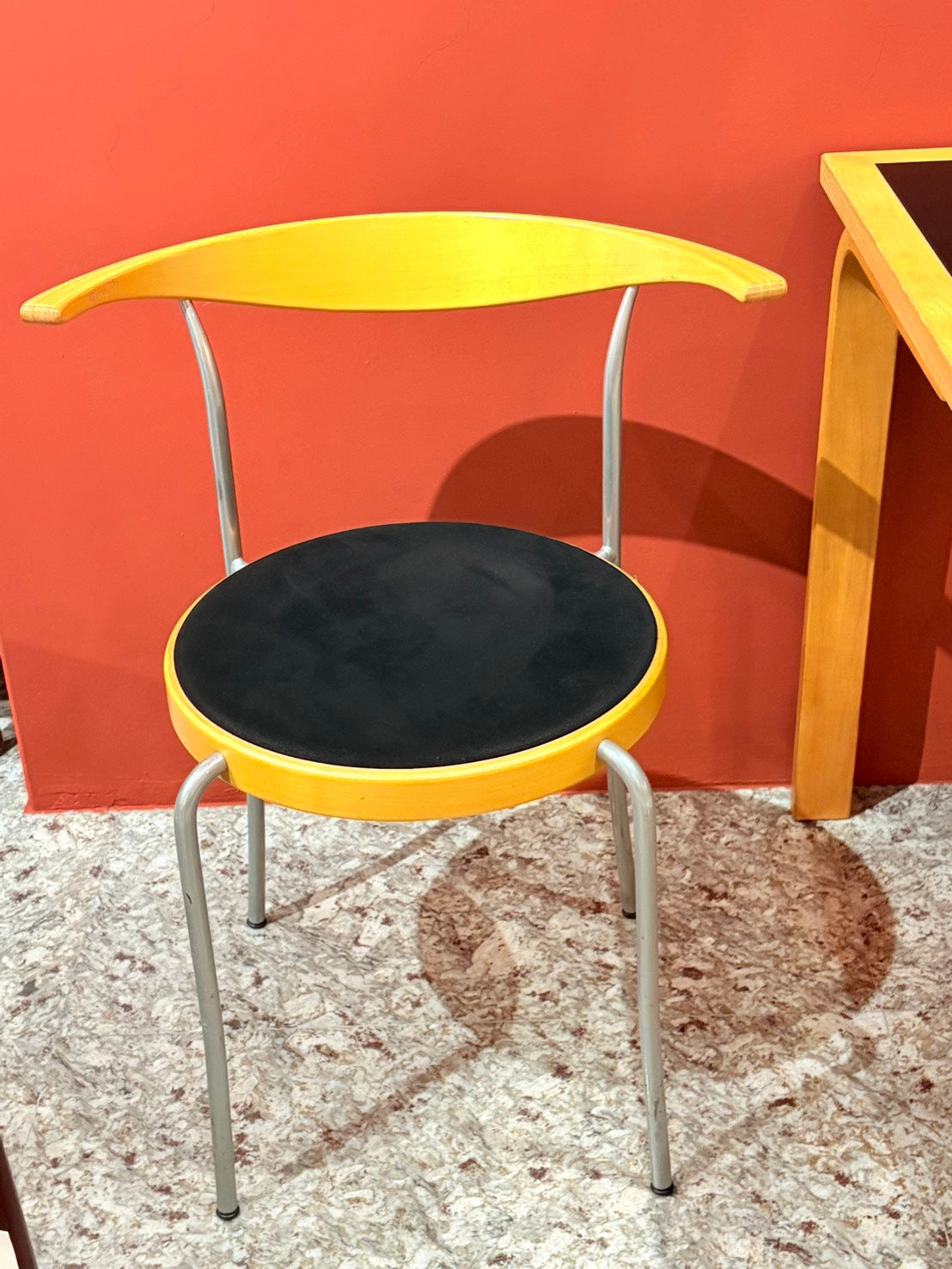 QV26057, 丹麥, “Partout” Chair, Black Alcantara, Rud Thygesens and Johnny Sørensen for Magnus Olesen