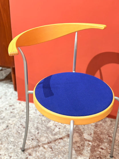QV26059, 丹麥, “Partout” Chair, Blue wool, Rud Thygesens and Johnny Sørensen for Magnus Olesen