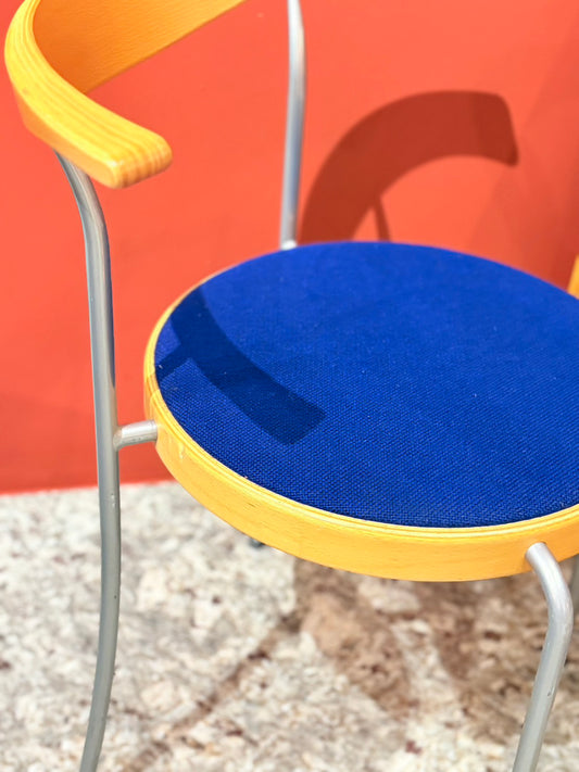 QV26059, 丹麥, “Partout” Chair, Blue wool, Rud Thygesens and Johnny Sørensen for Magnus Olesen